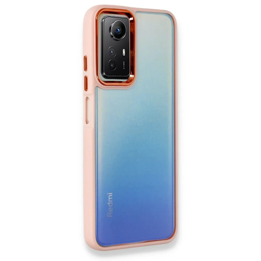 Newface Xiaomi Redmi Note 12S Kılıf Dora Kapak - Pudra