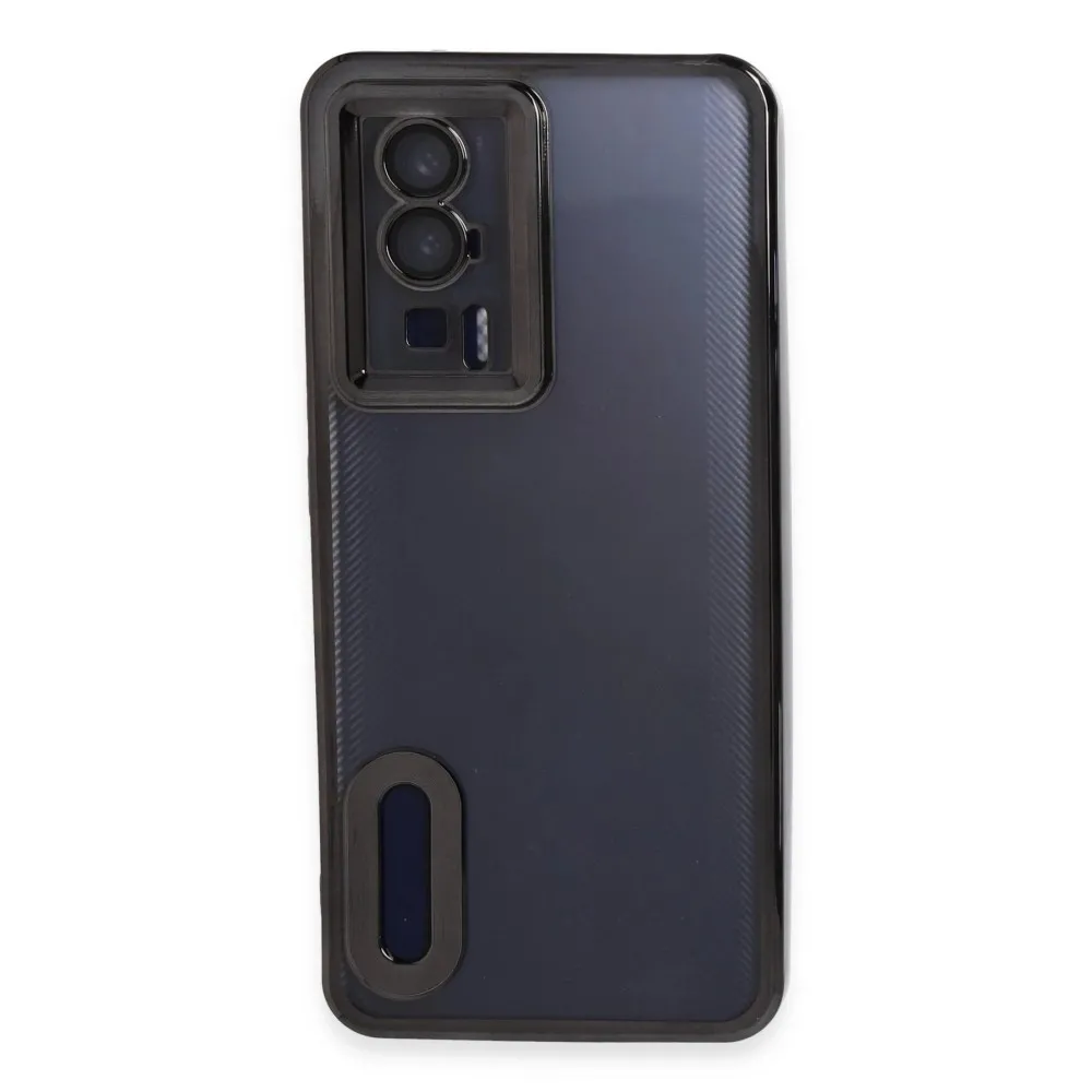 Newface Xiaomi Poco F5 Pro Kılıf Slot Silikon - Siyah