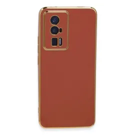 Newface Xiaomi Poco F5 Pro Kılıf Volet Silikon - Kırmızı