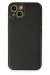 Newface Iphone 14 Plus Kılıf Coco Deri Silikon Kapak - Siyah