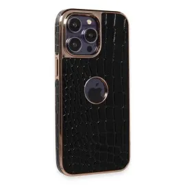 Newface iPhone 14 Pro Max Kılıf Snake Kapak - Siyah