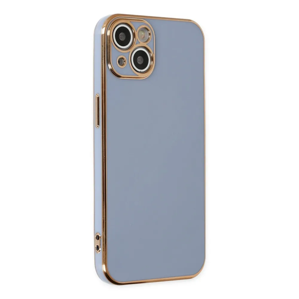 Newface Iphone 14 Kılıf Volet Silikon - Mavi