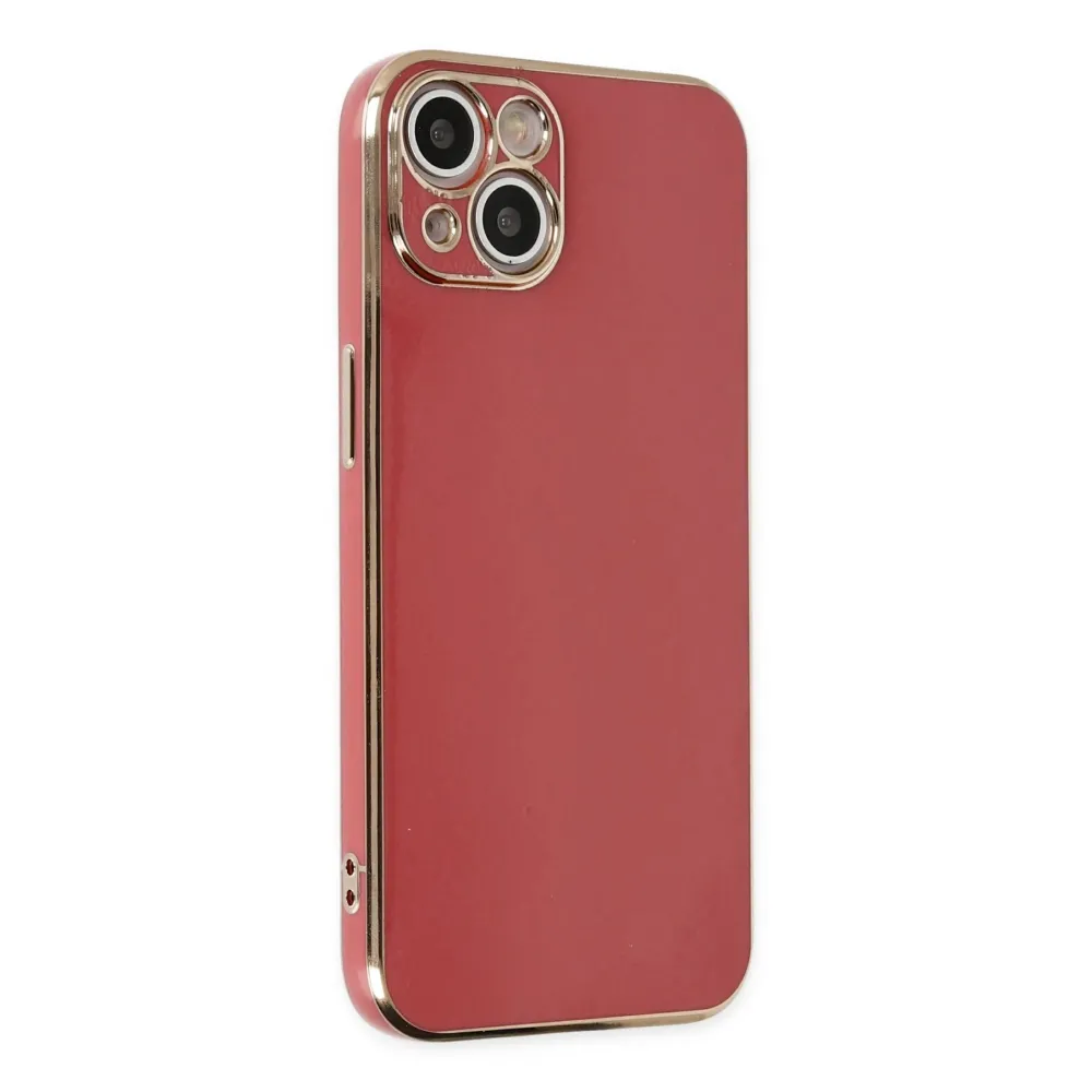 Newface Iphone 14 Kılıf Volet Silikon - Kırmızı