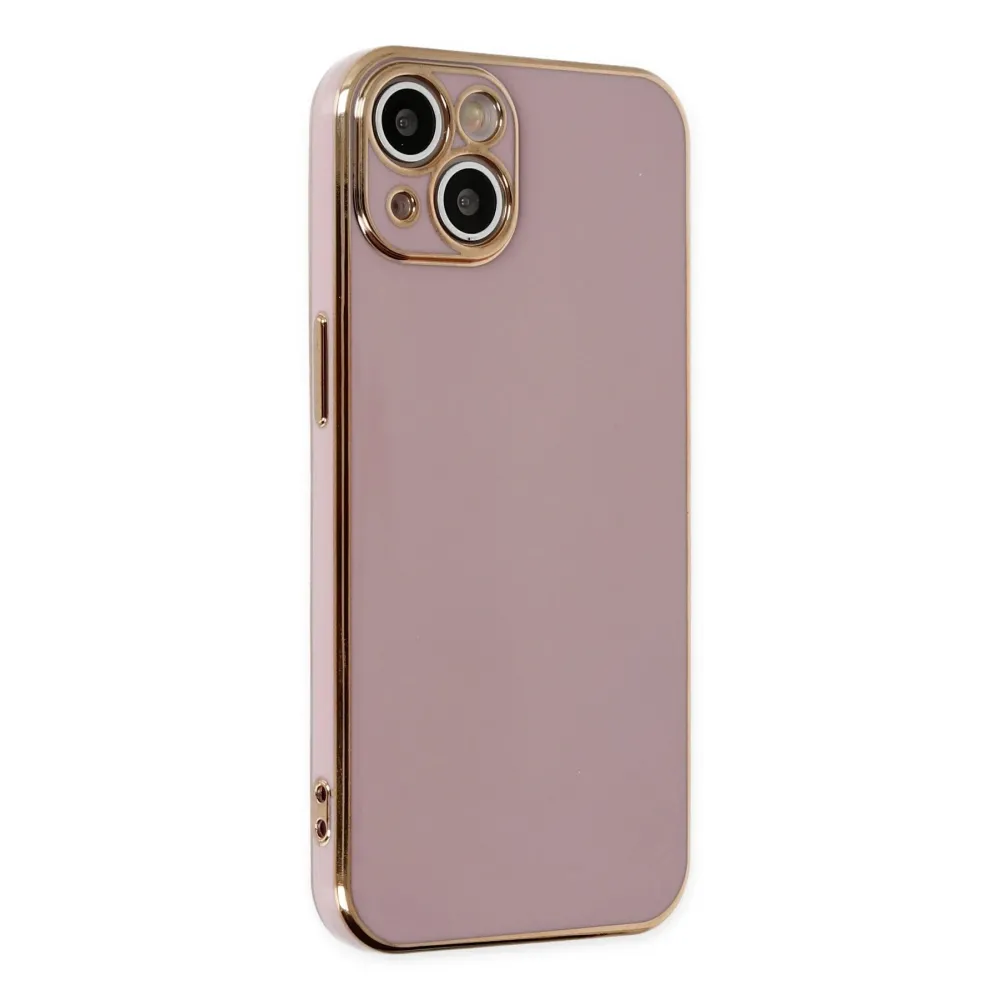 Newface Iphone 14 Kılıf Volet Silikon - Mor