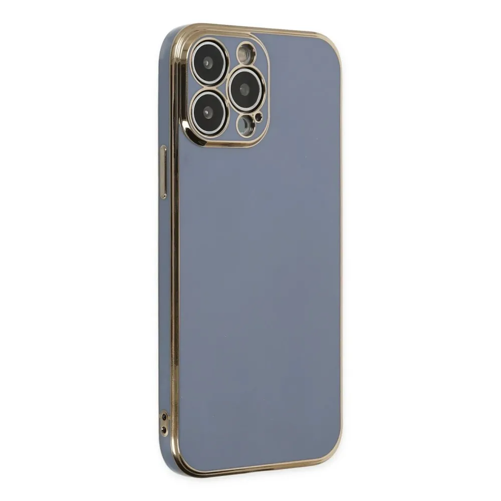 Newface Iphone 14 Pro Max Kılıf Volet Silikon - Mavi