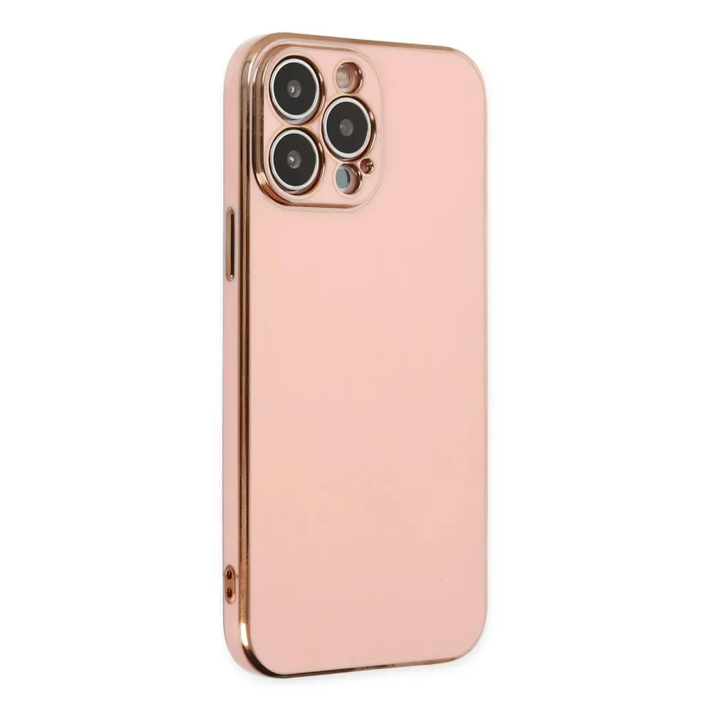 Newface Iphone 14 Pro Max Kılıf Volet Silikon - Pembe