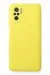 Newface Xiaomi Redmi Note 10 Kılıf Nano Içi Kadife Silikon - Sarı