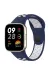 Newface Xiaomi Redmi Watch 3 Spor Delikli Kordon - Lacivert-Beyaz