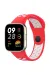 Newface Xiaomi Redmi Watch 3 Spor Delikli Kordon - Kırmızı-Beyaz