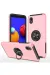 Newface Samsung Galaxy A01 Core Kılıf Elit Yüzüklü Kapak - Pembe