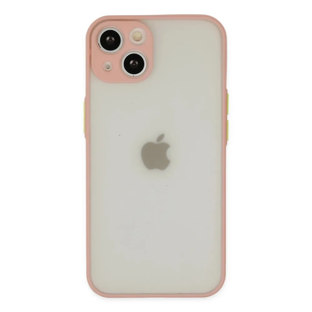 Newface Iphone 14 Kılıf Montreal Silikon Kapak - Pembe