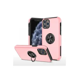 Newface Iphone 11 Pro Max Kılıf Elit Yüzüklü Kapak - Pembe