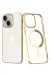 Newface Iphone 14 Plus Kılıf Element Magneticsafe Sert Kapak - Gold