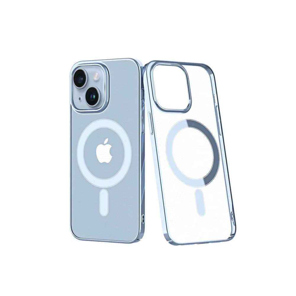 Newface Iphone 14 Plus Kılıf Element Magneticsafe Sert Kapak - Sierra Blue