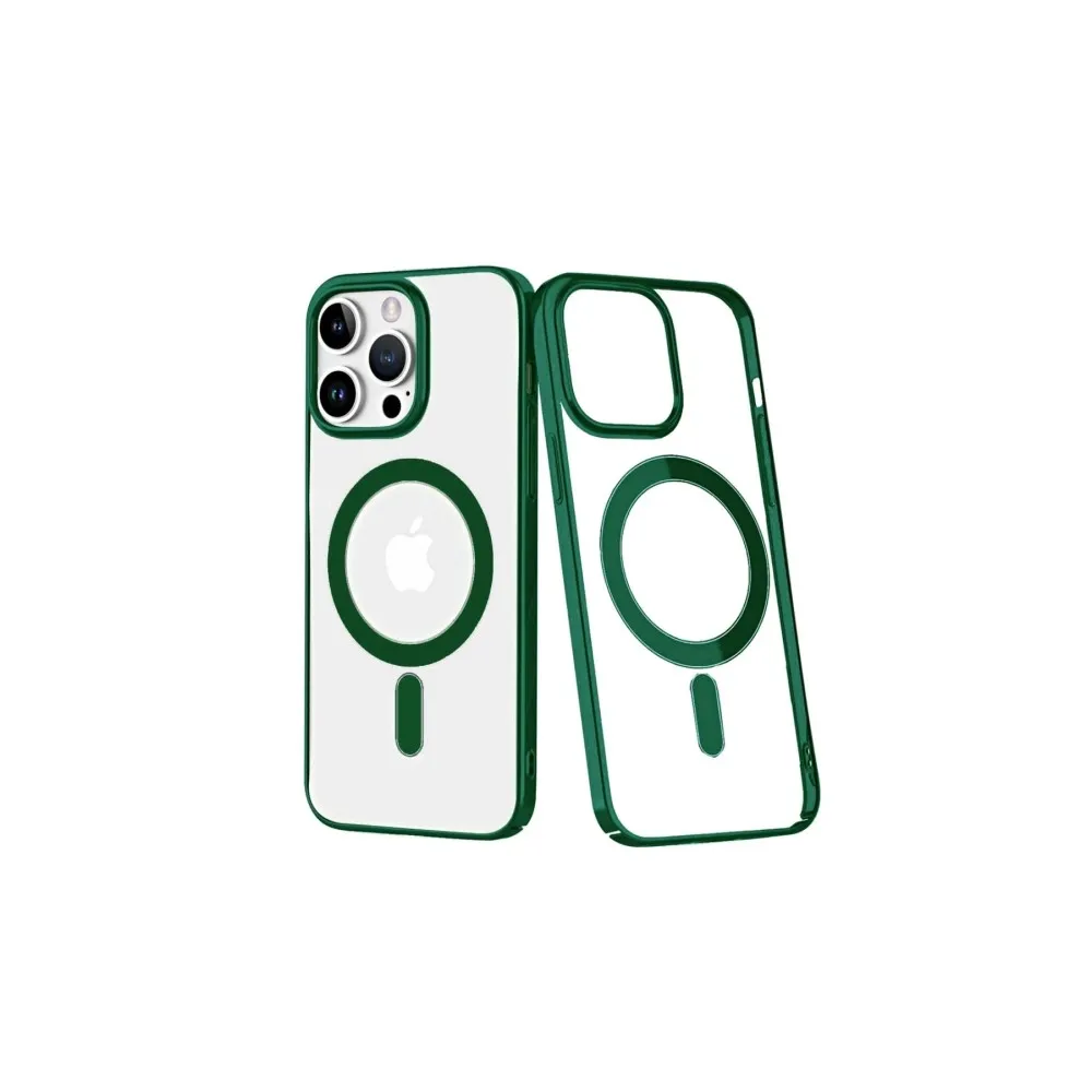 Newface Iphone 14 Pro Kılıf Element Magneticsafe Sert Kapak - Köknar Yeşili