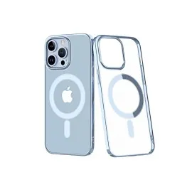Newface Iphone 14 Pro Max Kılıf Element Magneticsafe Sert Kapak - Sierra Blue