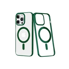 Newface Iphone 14 Pro Max Kılıf Element Magneticsafe Sert Kapak - Köknar Yeşili