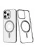 Newface Iphone 14 Pro Max Kılıf Element Magneticsafe Sert Kapak - Gümüş