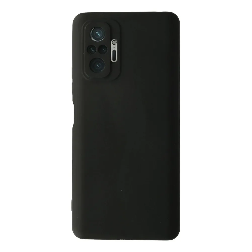 Newface Xiaomi Redmi Note 10 Pro Kılıf Nano Içi Kadife Silikon - Siyah