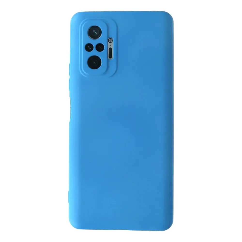 Newface Xiaomi Redmi Note 10 Pro Kılıf Nano Içi Kadife Silikon - Mavi