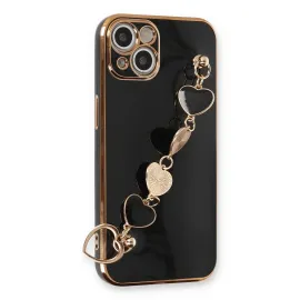 Newface Iphone 14 Plus Kılıf Esila Silikon - Siyah