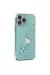Newface Iphone 14 Pro Kılıf Esila Silikon - Su Yeşili