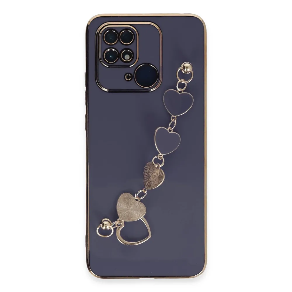 Newface Xiaomi Redmi 10C Kılıf Esila Silikon - Gri