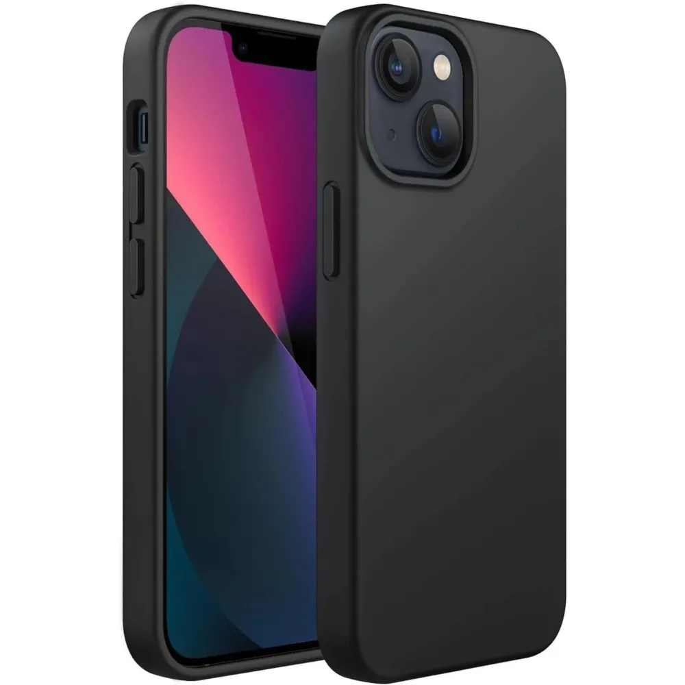 Newface Iphone 14 Plus Kılıf First Silikon - Siyah