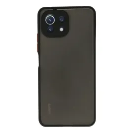 Newface Xiaomi Mi 11 Lite Kılıf Montreal Silikon Kapak - Siyah