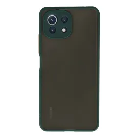 Newface Xiaomi Mi 11 Lite Kılıf Montreal Silikon Kapak - Yeşil