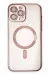 Newface Iphone 15 Pro Kılıf Kross Magneticsafe Kapak - Rose
