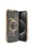 Newface Iphone 15 Pro Kılıf Kross Magneticsafe Kapak - Gold