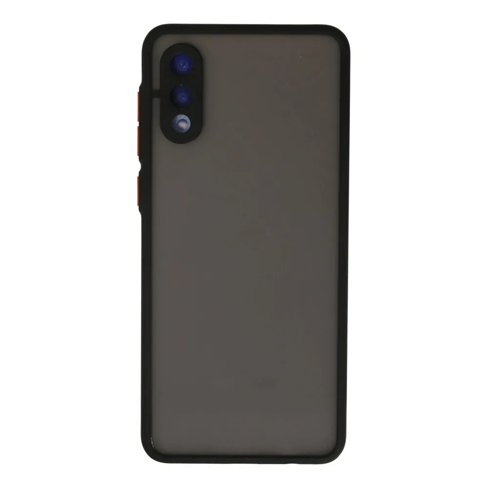 Newface Samsung Galaxy A02 Kılıf Montreal Silikon Kapak - Siyah