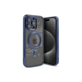 Newface Iphone 15 Pro Kılıf Kross Magneticsafe Kapak - Lacivert