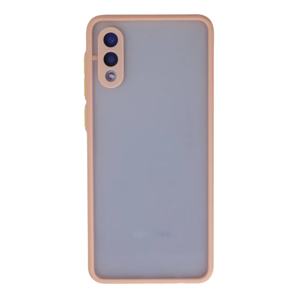 Newface Samsung Galaxy A02 Kılıf Montreal Silikon Kapak - Pembe