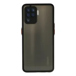 Newface Oppo Reno 5 Lite Kılıf Montreal Silikon Kapak - Siyah
