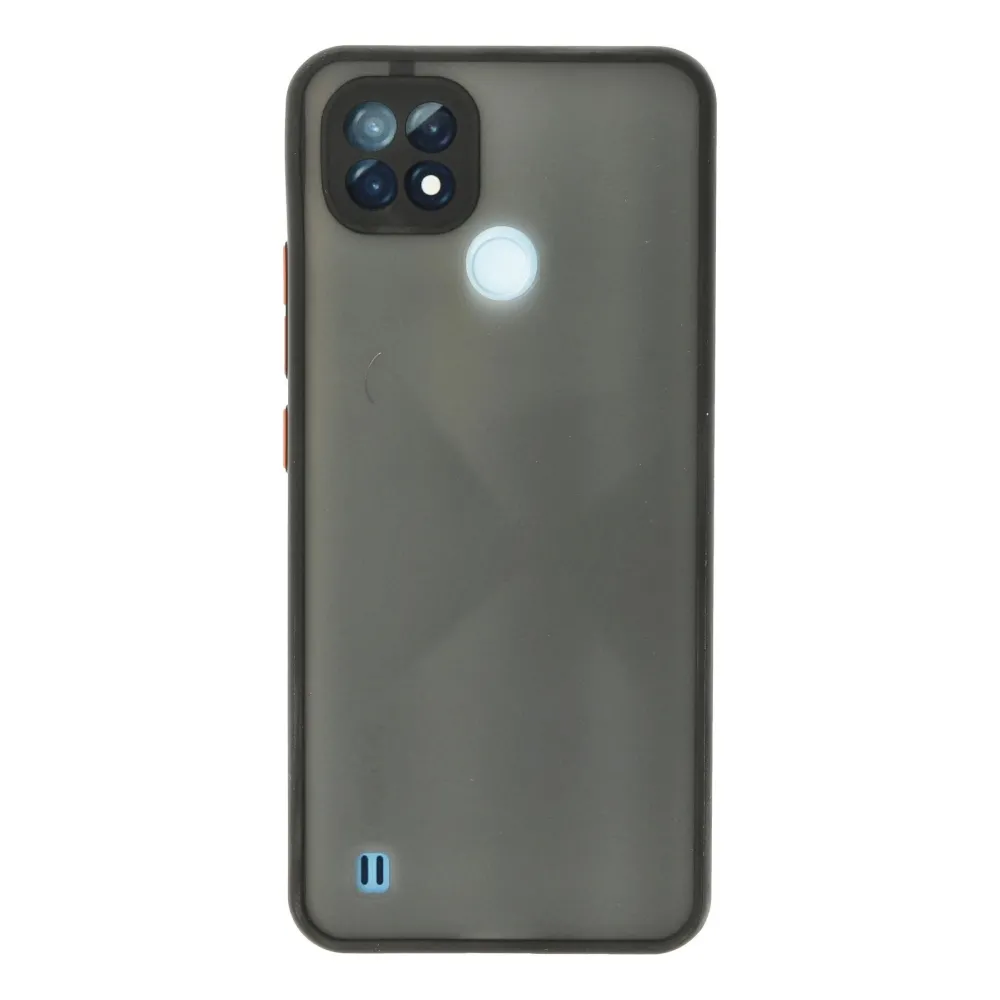 Newface Realme C21 Kılıf Montreal Silikon Kapak - Siyah
