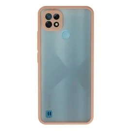Newface Realme C21 Kılıf Montreal Silikon Kapak - Pembe