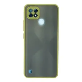 Newface Realme C21 Kılıf Montreal Silikon Kapak - Açık Yeşil