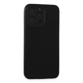 Newface iPhone 15 Pro Max Kılıf Loop Deri Silikon - Siyah
