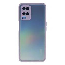 Newface Oppo A54 4G Kılıf Montreal Silikon Kapak - Mor