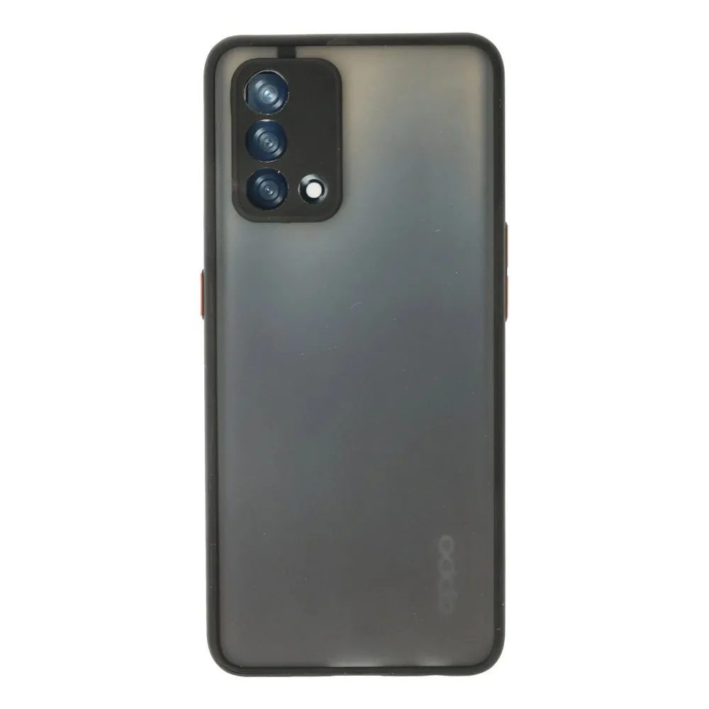 Newface Oppo A74 4G Kılıf Montreal Silikon Kapak - Siyah