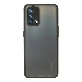 Newface Oppo A74 4G Kılıf Montreal Silikon Kapak - Siyah