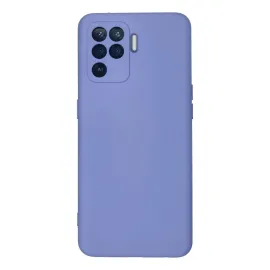 Newface Oppo Reno 5 Lite Kılıf Nano Içi Kadife Silikon - Lila