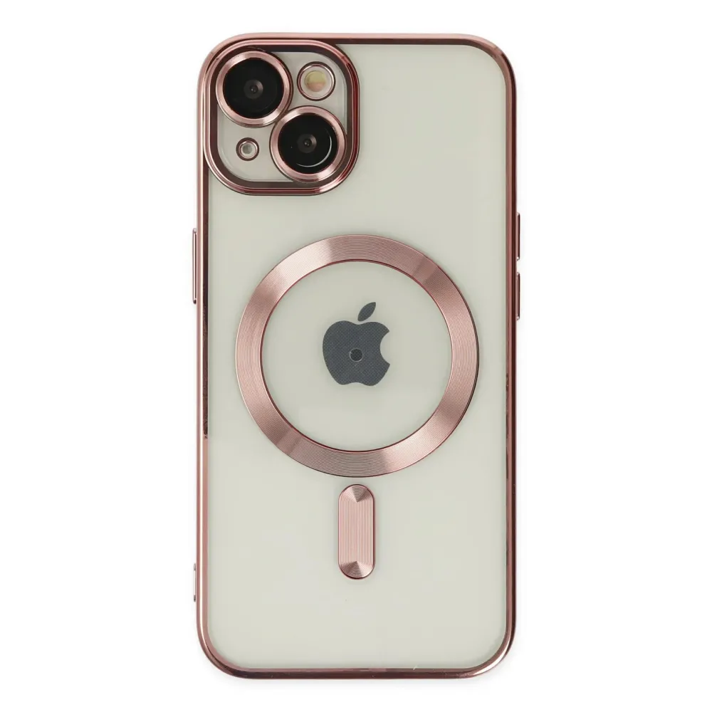 Newface Iphone 14 Plus Kılıf Kross Magneticsafe Kapak - Rose