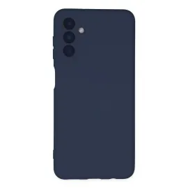 Newface Samsung Galaxy A04S Kılıf Nano Içi Kadife Silikon - Lacivert