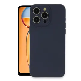 Newface Iphone 15 Pro Max Kılıf Nano Içi Kadife Silikon - Lacivert