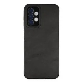 Newface Samsung Galaxy A04S Kılıf Loop Deri Silikon - Siyah