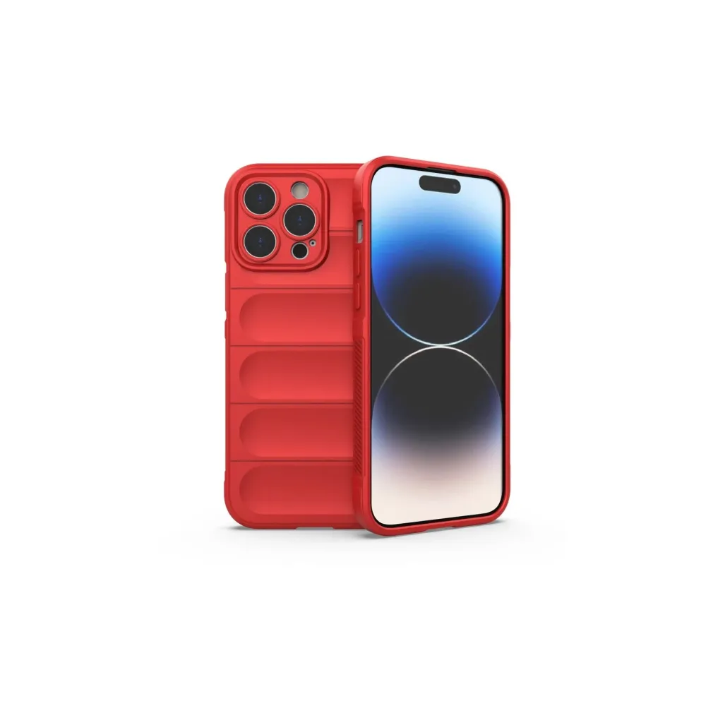 Newface Iphone 15 Pro Max Kılıf Optimum Silikon - Kırmızı