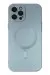 Newface Iphone 12 Pro Max Kılıf Moshi Lens Magneticsafe Silikon - Sierra Blue